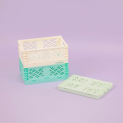 Craftelier - Box for Organization and Storage of Craft Materials | Foldable and Stackable Design | Small Size