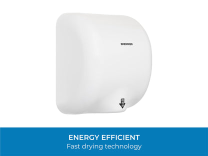 Bremmer Generic Turbo Hand Dryer | High Velocity Low Energy Eco Friendly Electric Dryer | Electric Hand Dryers for Toilets Commercial | Hand Dryer for
