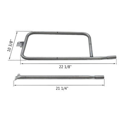 onlyfire Stainless Steel Burner Tube Fits for Weber Q300/Q3000 Series Gas Grill (Replacement Part of 60036/80387/ 65032)