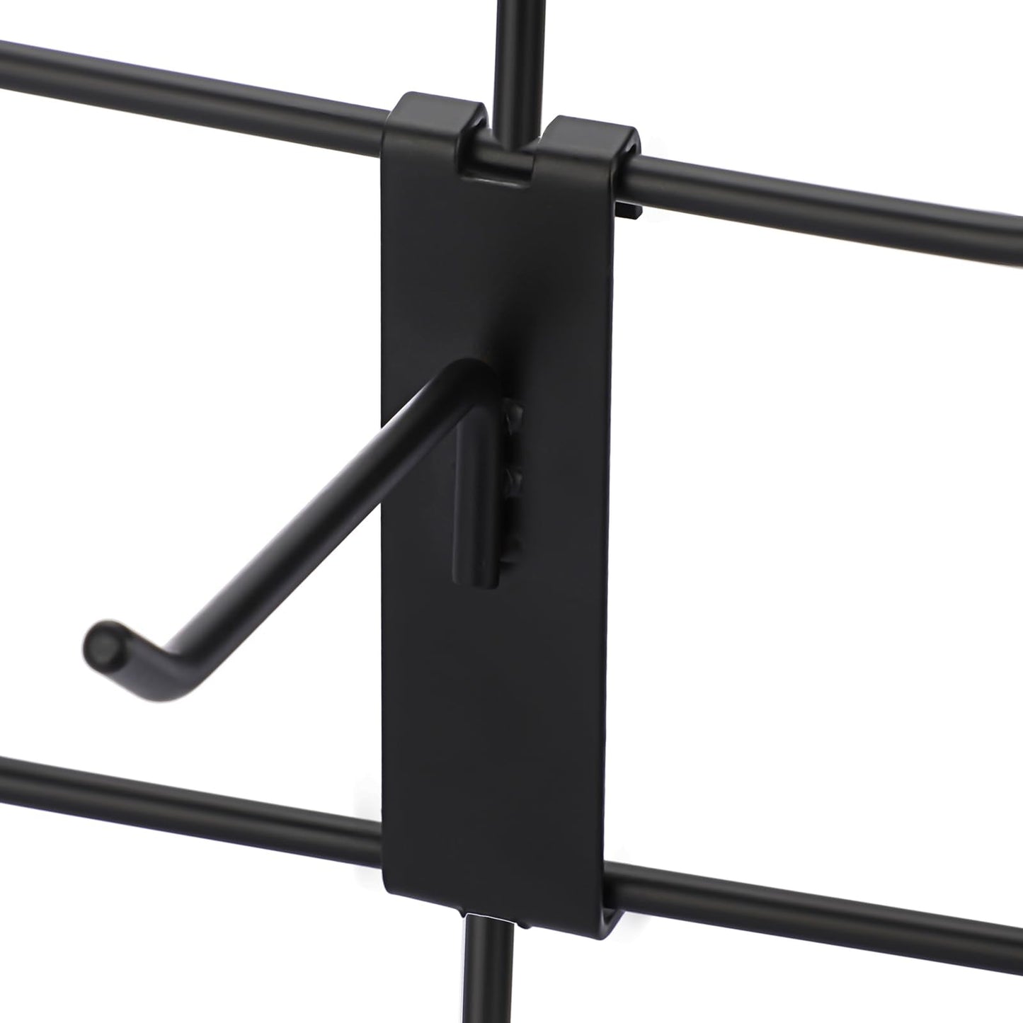 IGNPION 35Pcs Grid Panel Hooks, 20cm Retail Wall Grid Display Hooks for Display Stand Rack, Wire Grid Accessories Hangers for Shop, Garages, Workshop