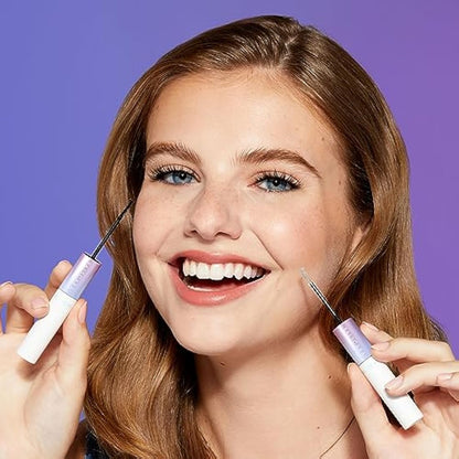 KISS Falscara DIY Eyelash Extension Bond & Seal Infused with Biotin & Vitamin E, Strong Gentle Comfortable Lash Adhesive for All Day Wear for Use with Lash Wisps, Remover and Applicator, White