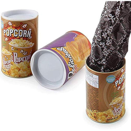 JIANGTYH The Potato Chip Snake Can Jump Spring Snake Toy Gift April Fool Day Halloween Party Decoration Jokes in A Can Gag Gift Prank,Potato Chip Style,Popcorn 2 Pieces