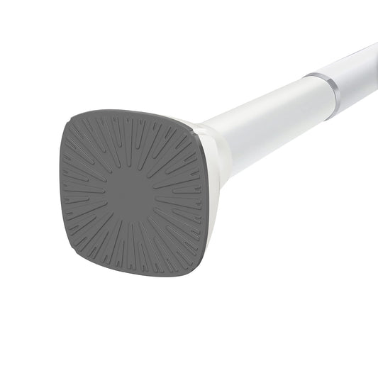 Lolypot Telescopic rod, no drilling, never rusting, adjustable shower curtain rail, 64-78 cm, clamping rod, curtain rod for clamping, extendable,