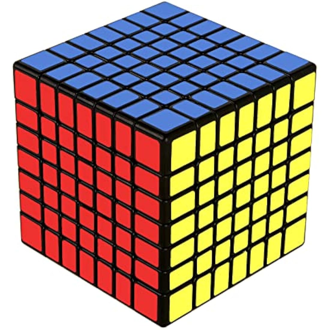 ROXENDA Speed Cube, Original Speed Cube Super-Durable Sticker with Vivid Colors (7x7x7)