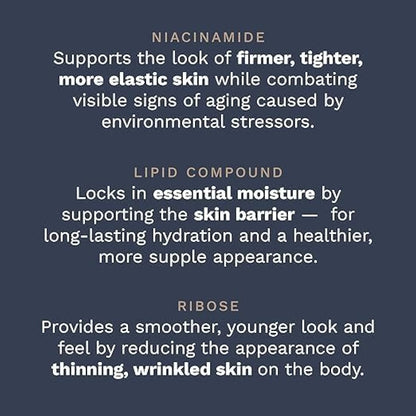 City Beauty InvisiCrepe Body Balm - Skin Firming & Tightening Lotion for a Smoother, Firmer Look | Anti-Aging Firming Body Cream