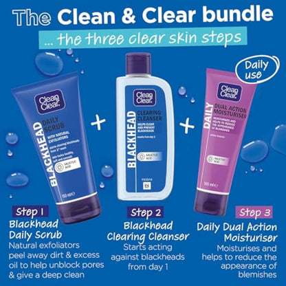 Clean & Clear Blackhead Clearing Daily Scrub, 150 ml