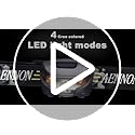 AENNON Rechargeable Head Torch (2 Pack) - 220 Lumens -, 30 Hour Battery - LED Waterproof Headlamp for Camping, Running, Hiking - 150m Vision Head Lights for Head
