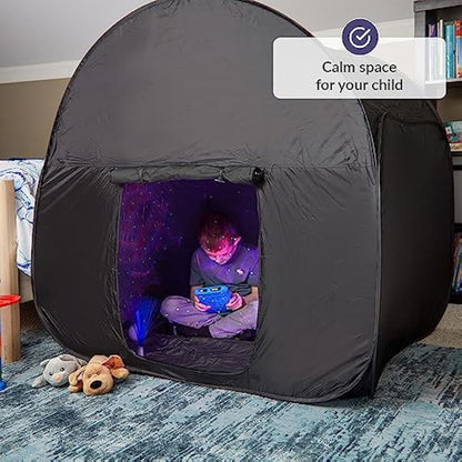 Sensory Tent | Calm Down Tent For Children To Play And Relax | Sensory Corner | Helps With Autism, SPD, Anxiety & Improve Focus | Black Out Sensory Tents For Autistic Children (120 Cm)