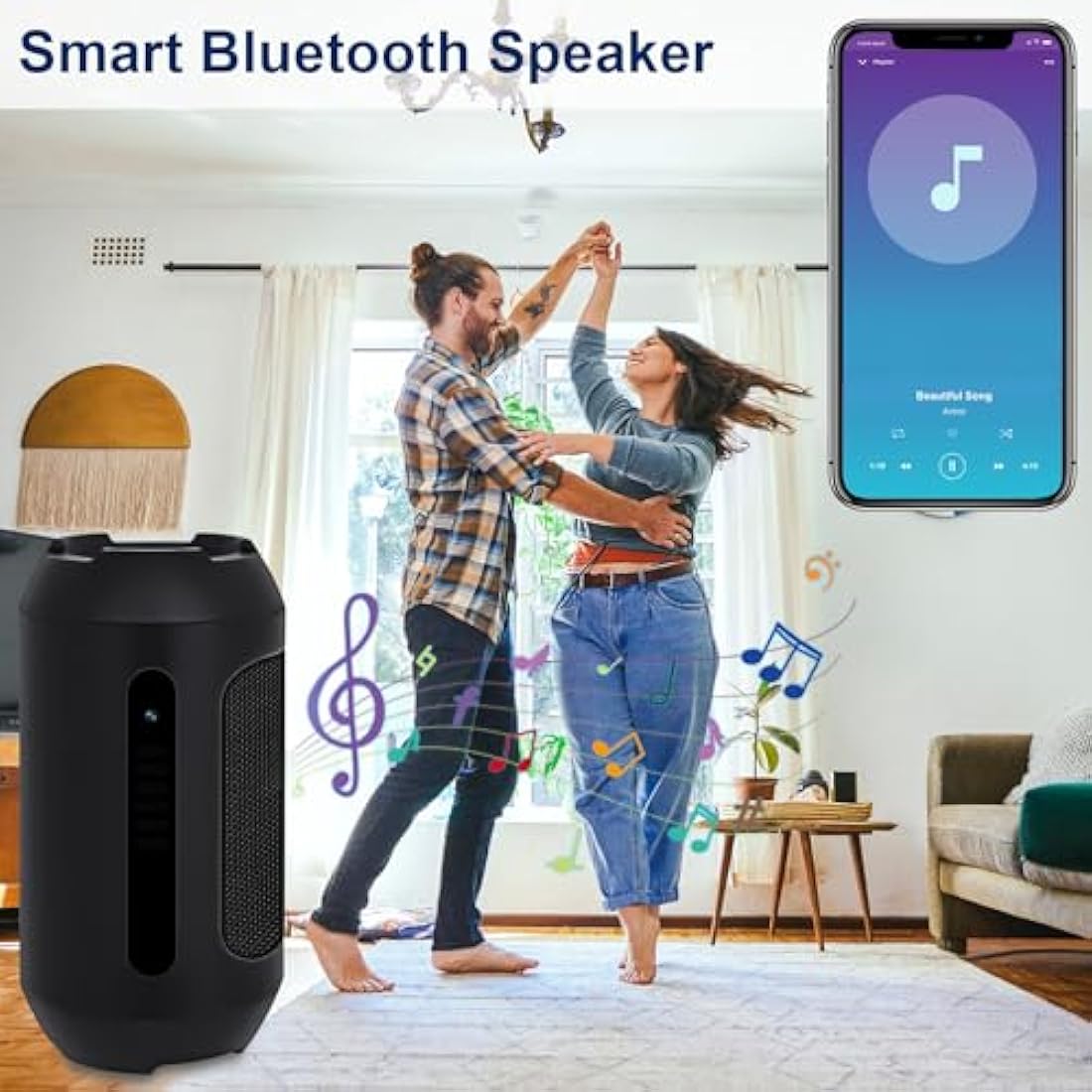 OTADUG Spy Camera Speaker, 1080P HD Mini Wireless Hidden Camera Security Surveillance Nanny Camera with Video and Audio, Motion Detection, Night Vision, 15-hour Playtime, 128 GB