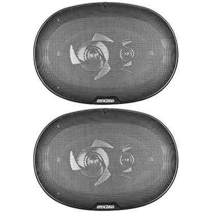 Sakura SS3328 Sub-Zero Ice Speakers, 6 x 9 inch Triaxial, 450W