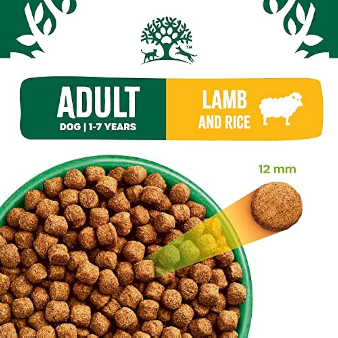James Wellbeloved Adult Lamb & Rice 15 kg Bag, Hypoallergenic Dry Dog Food