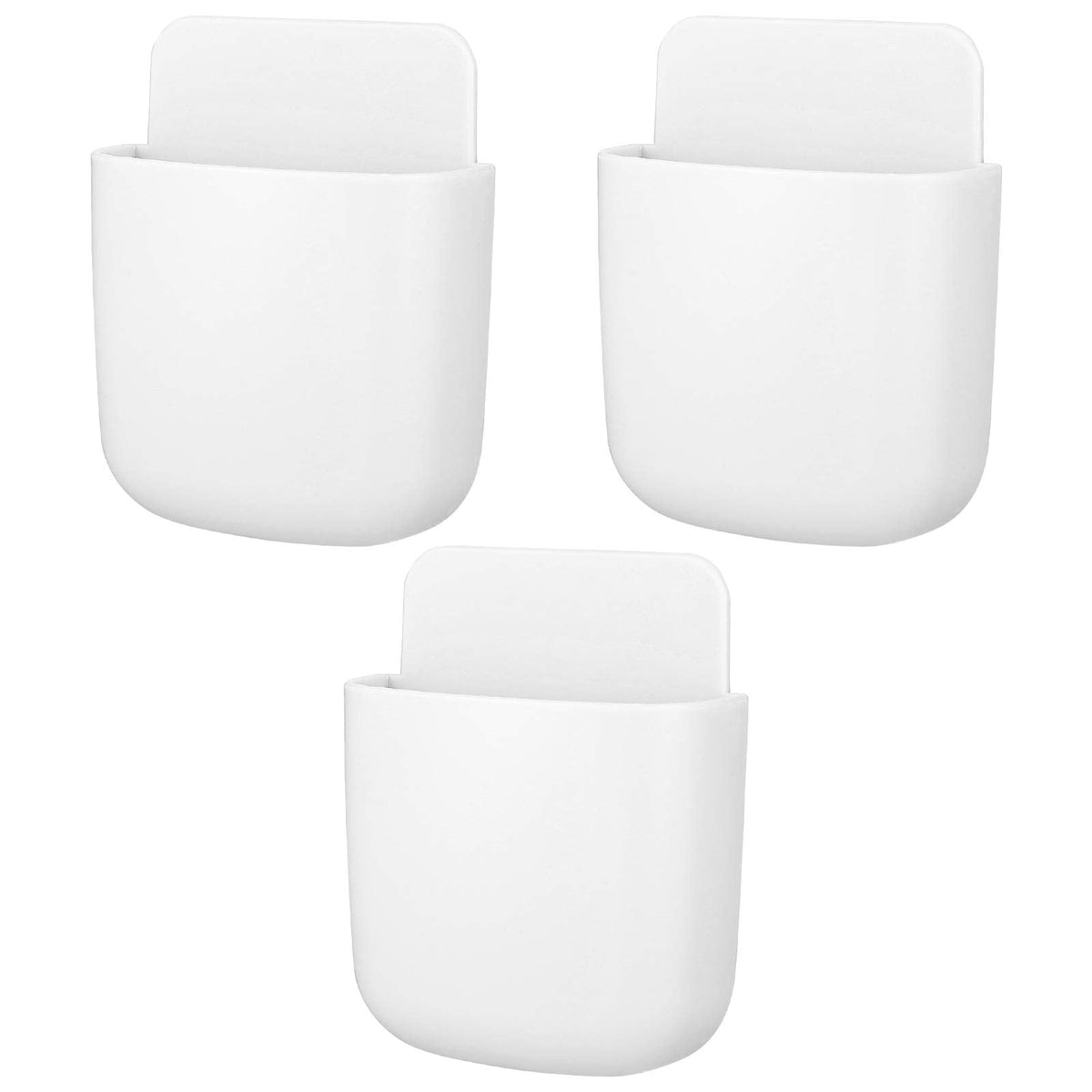 QINREN 3 Pcs Wall-Mounted Remote Control Storage Box