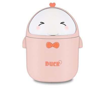 TOGHPUW Desk Bin, Mini Trash, Cute Small Waste Bin, Deskbin with Lid, Suitable For Office, Bedroom, Children'S Room (pink)