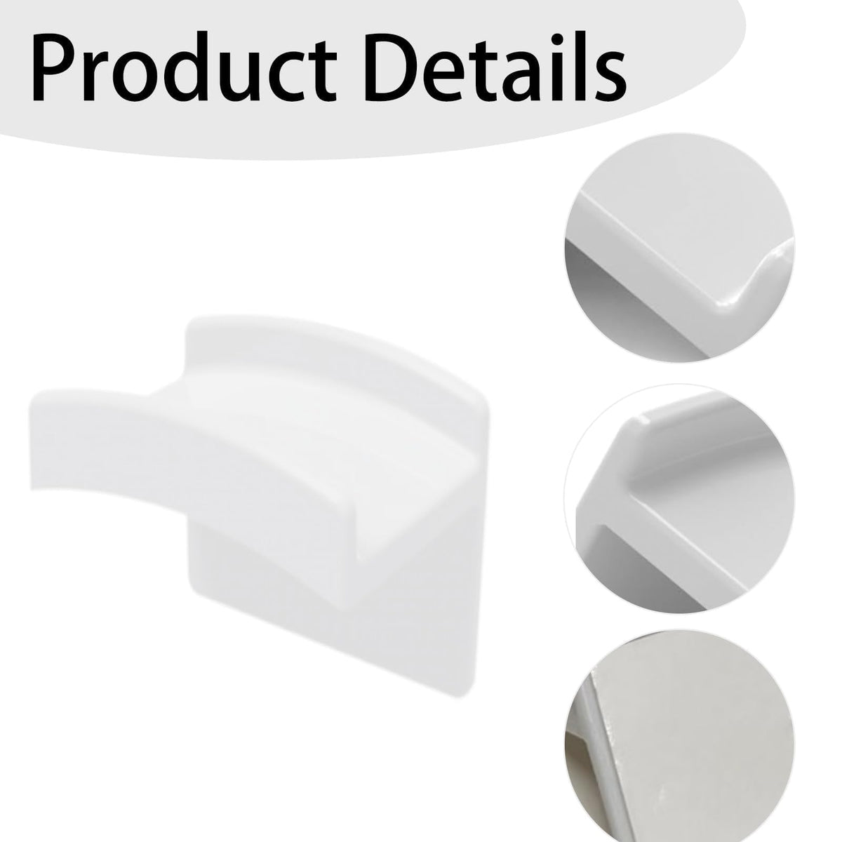 SGETHCH 12 Pack Adhesive Hat Hooks,No Drill Cap Holders for Wall and Door