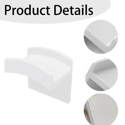 SGETHCH 12 Pack Adhesive Hat Hooks,No Drill Cap Holders for Wall and Door