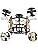 AOLALA Black Chandeliers Kitchen Ceiling Light,4 Lights Industrial Lighting Ceiling, Industrial Wood Semi Flush Ceiling Lights, Farmhouse Hallway Ceiling Lamp Fixture E14 [Energy Class A]