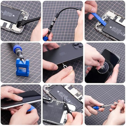 XOOL 200 in 1 Precision Screwdriver Kit, Electronics Repair Tool Magnetic Driver Kit with 164 Bits, Flexible Shaft, Extension Rod for Computer, iPhone, Laptop, PC, PS4, Xbox, Nintendo