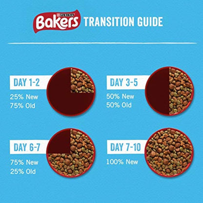 Bakers Meaty Meals Adult Small Dry Dog Food Beef 1kg (Pack of 4)