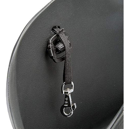 Ferplast Carrier bag for small dogs WITH-ME, EVA, Soft rubber plastic, washable, Adjustable handles, Safety belt included, 21.5 x 43.5 x h 27 cm Black