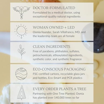 Osmia Organics Black Clay Facial Soap by Osmia Organics