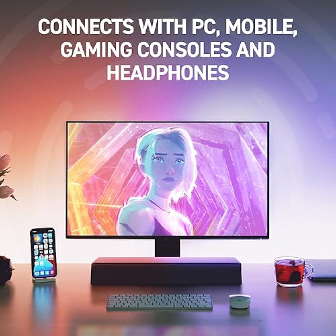 CREATIVE Stage SE mini Compact Under-monitor Soundbar with Bluetooth 5.3, USB Digital Audio, For PC and mobile