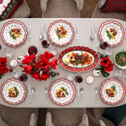 Villeroy & Boch Toy's Delight Bread and Butter Plate, Red, Round