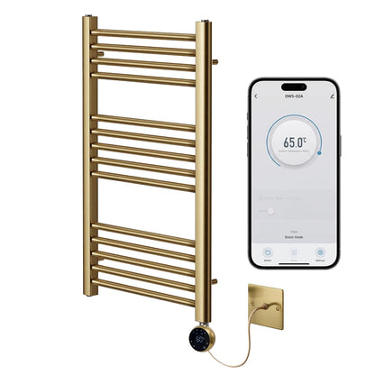 Greened House WiFi Electric Smart Heating Element for Towel Rails and Radiators with LED touchscreen Thermostat/Timer Energy Efficient