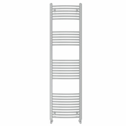 NRG Chrome Curved Central Heating Towel Rail Heated Rad Radiator 1800×500mm