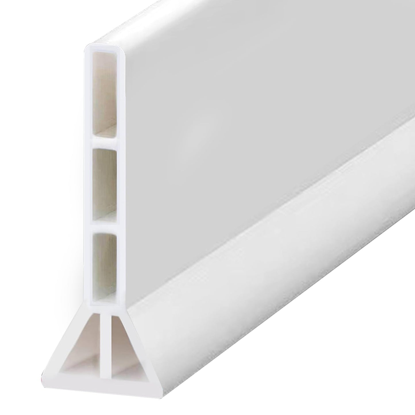 Collapsible Shower Splash Guard - Water Dam for Wet & Dry Separation, 1.5m Long, 10cm High