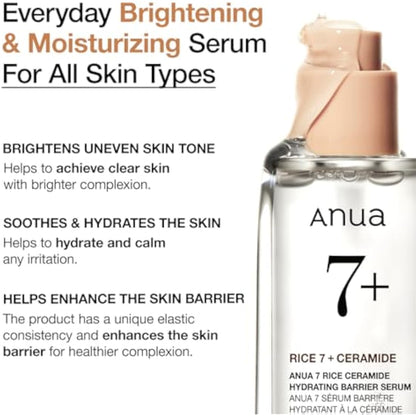ANUA 7 Rice Ceramide Hydrating Barrier Serum (50 ml)