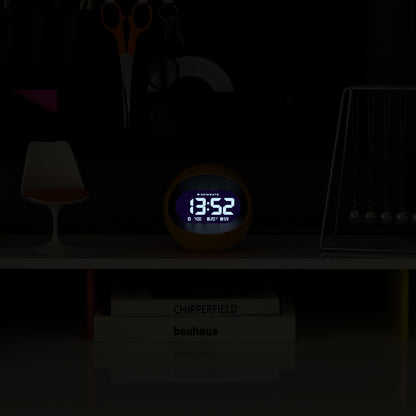 NEWGATE Digital Centre of the Earth Alarm Clock - Bedside Clock - Mantel Clock - Desk Clock - Digital Clock - Digital Alarm Clock - Bedroom