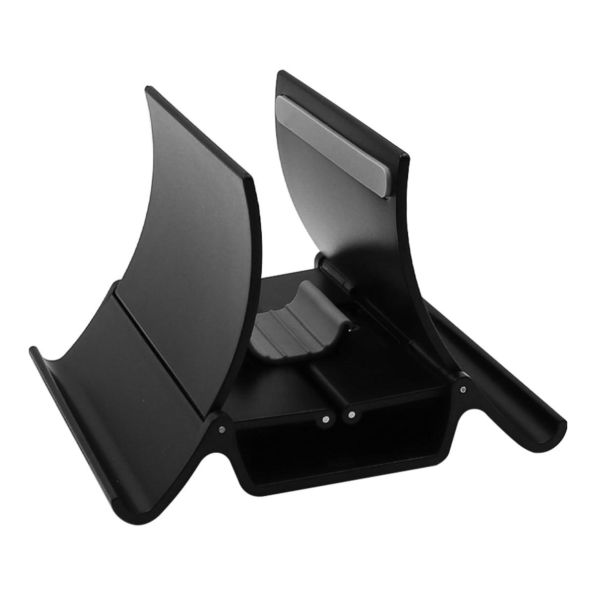 Sarini Vertical Laptop Stand Vertical Automatic Gravity Lock Clamping Range 0-38 mm for MacBook Air/Pro Dell Lenovo Thinkpad Notebook iPad Laptop