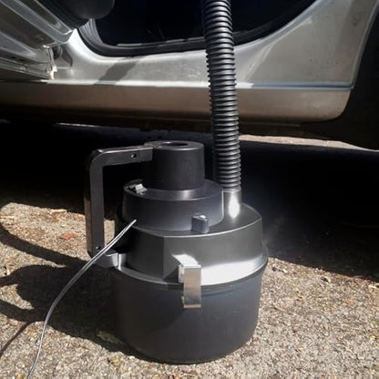 Sakura SS5311 120W Vacuum Cleaner, Perfect for Cars Boats Caravans, Wet and Dry Cleaner and Inflator, Washable Filter, Powered by 12V Socket, Pack of 1