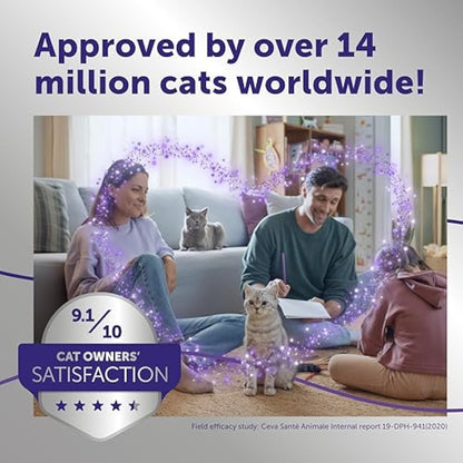 FELIWAY Optimum 30 Day Cat Calming Odourless Plug In Pheromone Diffuser Starter Kit, 48ml - Helps Solve Signs of Stress in Cats & Kittens, Veterinary Recommended, Drug-free, Clinically Proven