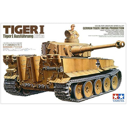 TAMIYA 300035227-1:35 WWII Tiger I Initial/Early Production, Miniature Vehicles