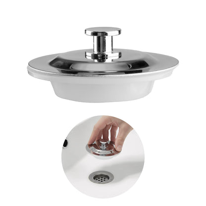 Tabanzhe Bath Plug UK -Sink Plug Replacement Universal Kitchen Bathroom Sink Plugs 40-42mm Hole Stainless Steel Drain Stopper for Bathtub,Wash