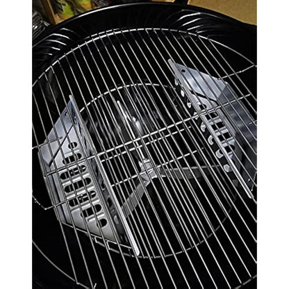 Denmay 7403 Charcoal Basket Briquet Holders for Weber 57CM Kettle Grills, Weber One Touch and Master Touch Charcoal Grill, Char-Basket Charcoal Holders BBQ Grill Accessories, 2 Pack