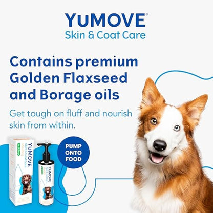 YuMOVE Skin & Coat Care Moulting Supplement for Dogs, Coat and Skin Supplement for Dogs with Skin Irritation, Dull Coats and Excess Moulting, 500ml