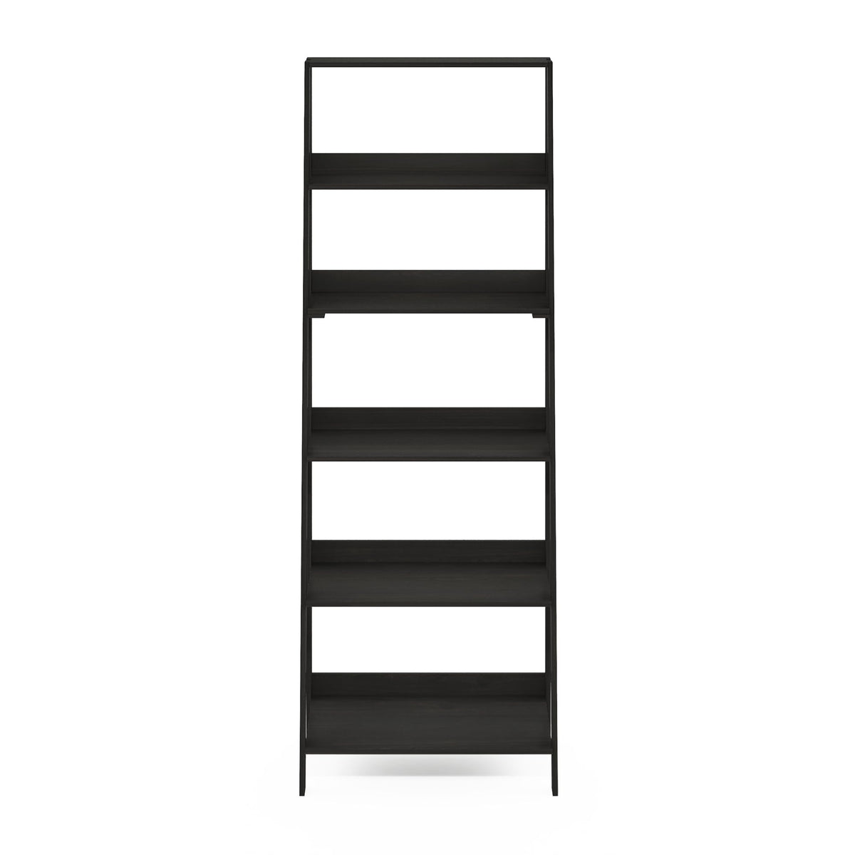 Furinno LADDER Shelf, 6-Tier Ladder Book Shelf, Bookcase, Storage Shelves, Storage Rack, for Organization and Storage, Living Room, Home Office