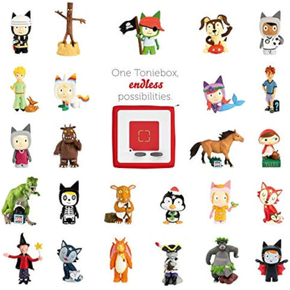 tonies Audio Character for Toniebox, Puss in Boots and Other Fairy Tales, 5 Magical Fairytale Stories for Use with Toniebox Music Player for Kids (Sold Separately)