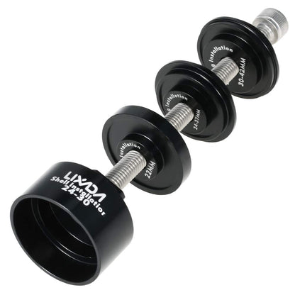 Lixada Bicycle Bearing Press Kit Bike Bottom Bracket Install and Removal Tool Kit Bike Bottom Bracket Remover for BB86/BB30/BB91/BB92/PF30