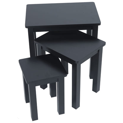 Aurotrice Nest of Table set of 3 Tables Side End Coffee Table for Home Office Living Room