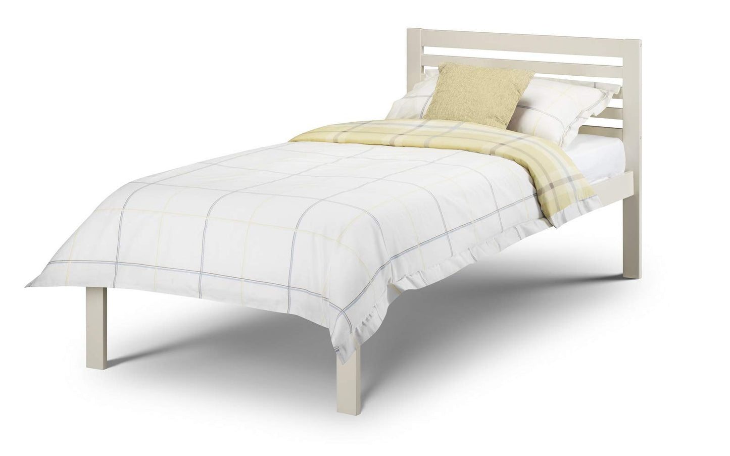 Julian Bowen Slocum Bed, Single, White - W100 x D195cm