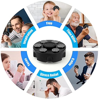 Metal Detachable Fidget Spinner Toy Cool Fingertip Gyro Fidget Desk Sensory Toy for Kids Adults Stress Relief, Birthday Christmas Stocking Stuffer, Hand Spinner for Office