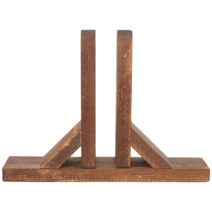ABOOFAN Wooden Screen Base Room Divider Stand 13.58 inch Solid Freestanding Fence Panel Support Bracket Detachable Wooden Stand for Indoor and