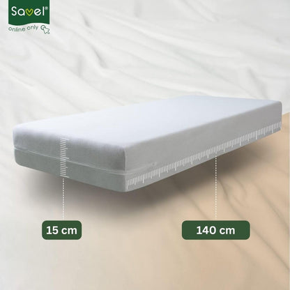 SAVEL Mattress Encasement 70x140cm Cot Bed Size Silk Touch Zipped