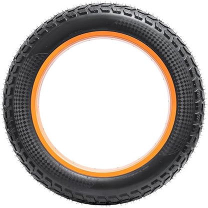 YunSCM 20'' Fat E-Bike Tyre 20x4.0 Tires 102-406 with 20 inch Heavy Duty Inner Tube 20x3.5/4.0 AV32mm Schrader Valve Compatible 98/100-406 Road Bike/E-Bike 20x4.0 Fat Tyre and Tube