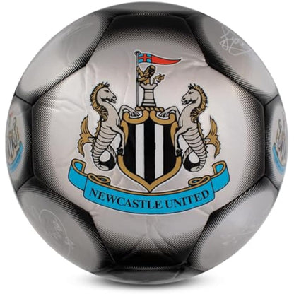 Hy-Pro Officially Licensed Classic Signature Football - Metallic, Size 5, Training, Match, Merchandise, Collectible For Kids and Adults