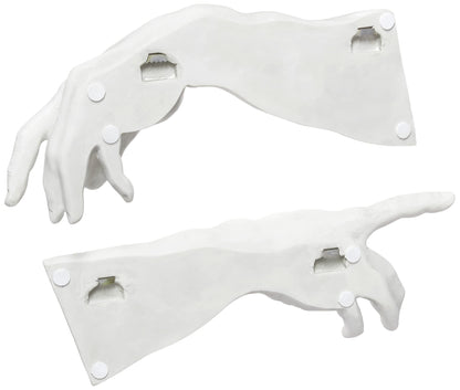 Design Toscano The Creation Wall Sculptures, Off White, 7.5x42x16.5 cm