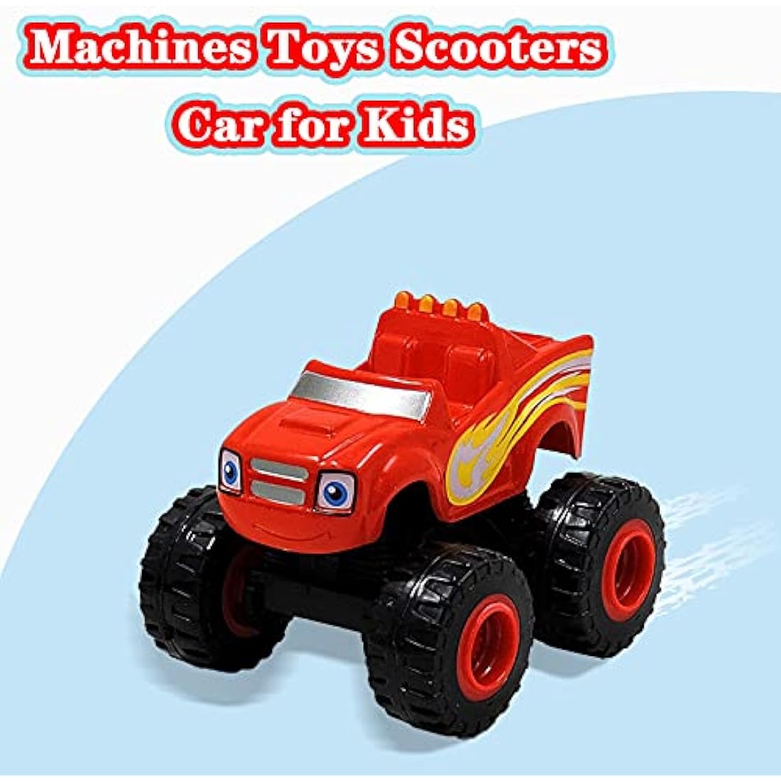 VI AI The Monster Machines - Truck Vehicles Toys Gifts - Scooters Car for Kids (6 pcs)